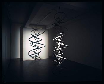 Olafur Eliasson, "Quadruple Spiral Projection".