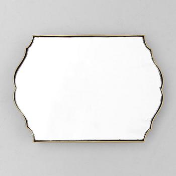 SPEGELPLATEAU, mässing, 1700-tal.