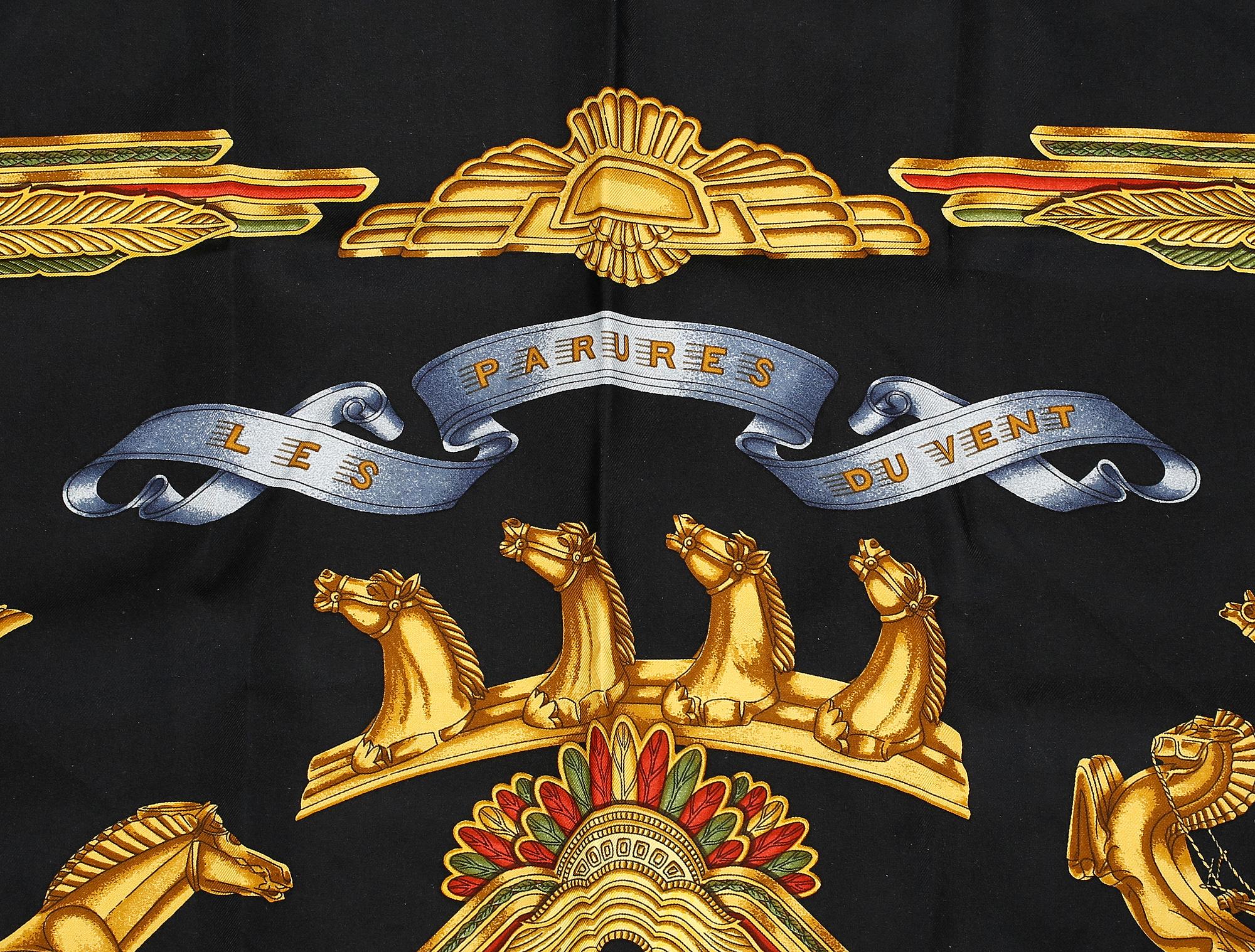 SCARF, "Les Parures Du Vent", Hermès, Paris.