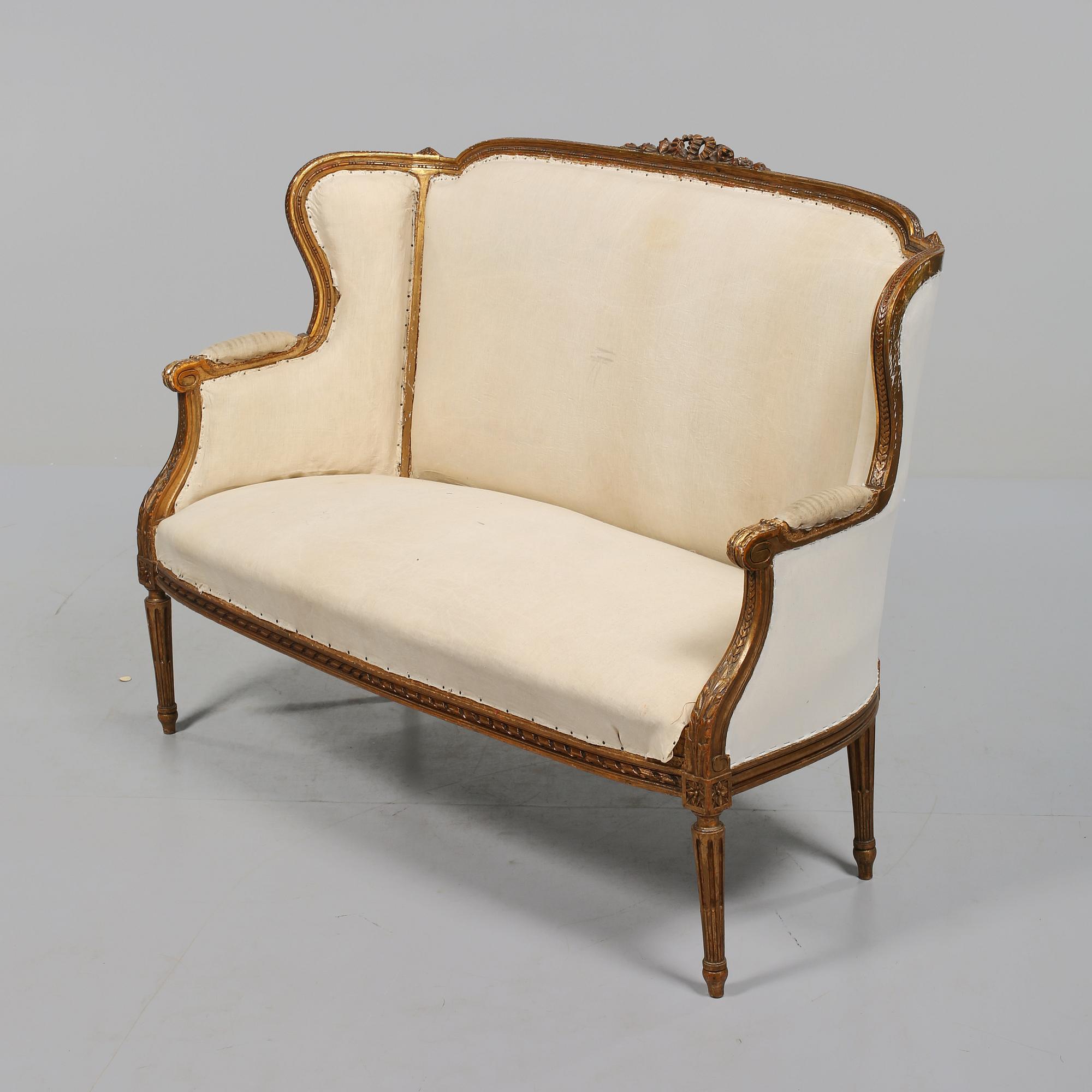 SOFFA, Louis XIV-stil, 1900-talets första hälft.