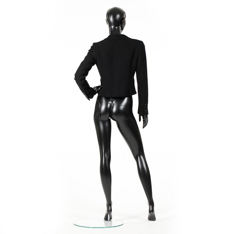 CHANEL, a black short "Chanel bouclé" jacket, 2003.