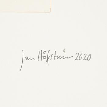 Jan Håfström, färgetsning, 2020, signerad 45/50.