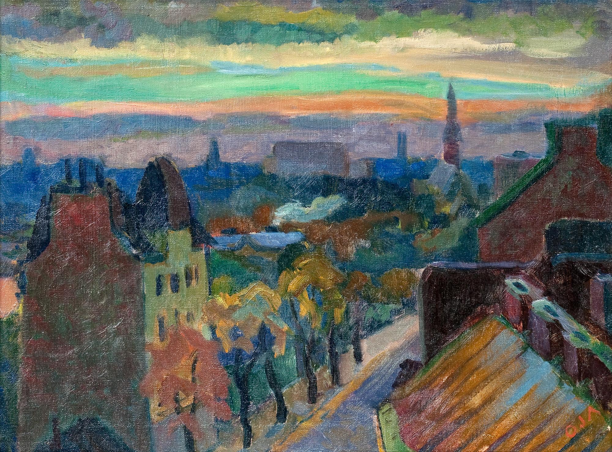 Onni Oja, MANNERHEIMVÄGEN.