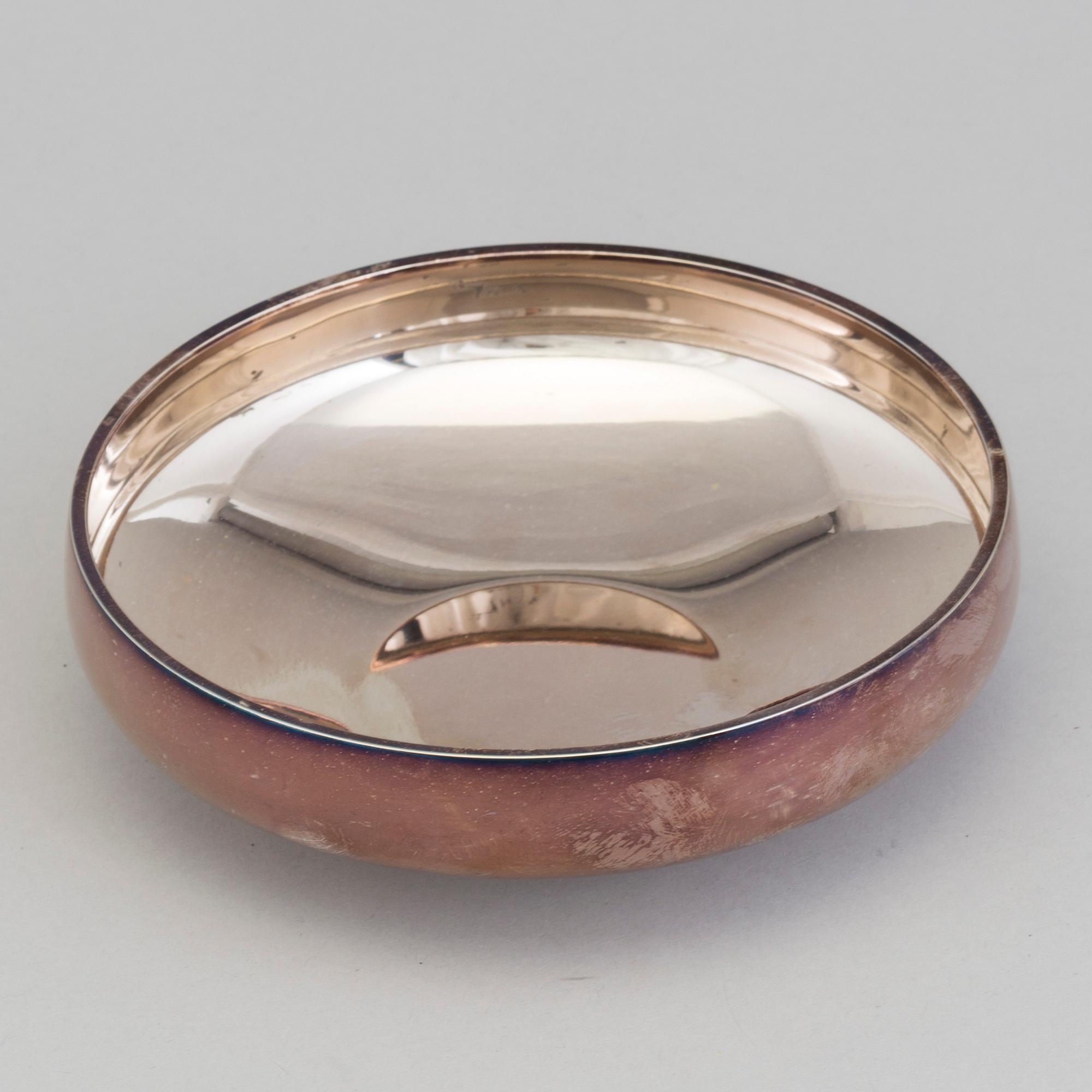 HENNING KOPPEL, A silver bowl from Georg Jensen, Denmark.
