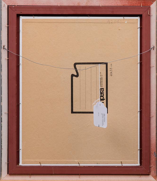 ANNUKKA GRÖNLUND, olja på dukpannå, signerad och daterad -87.