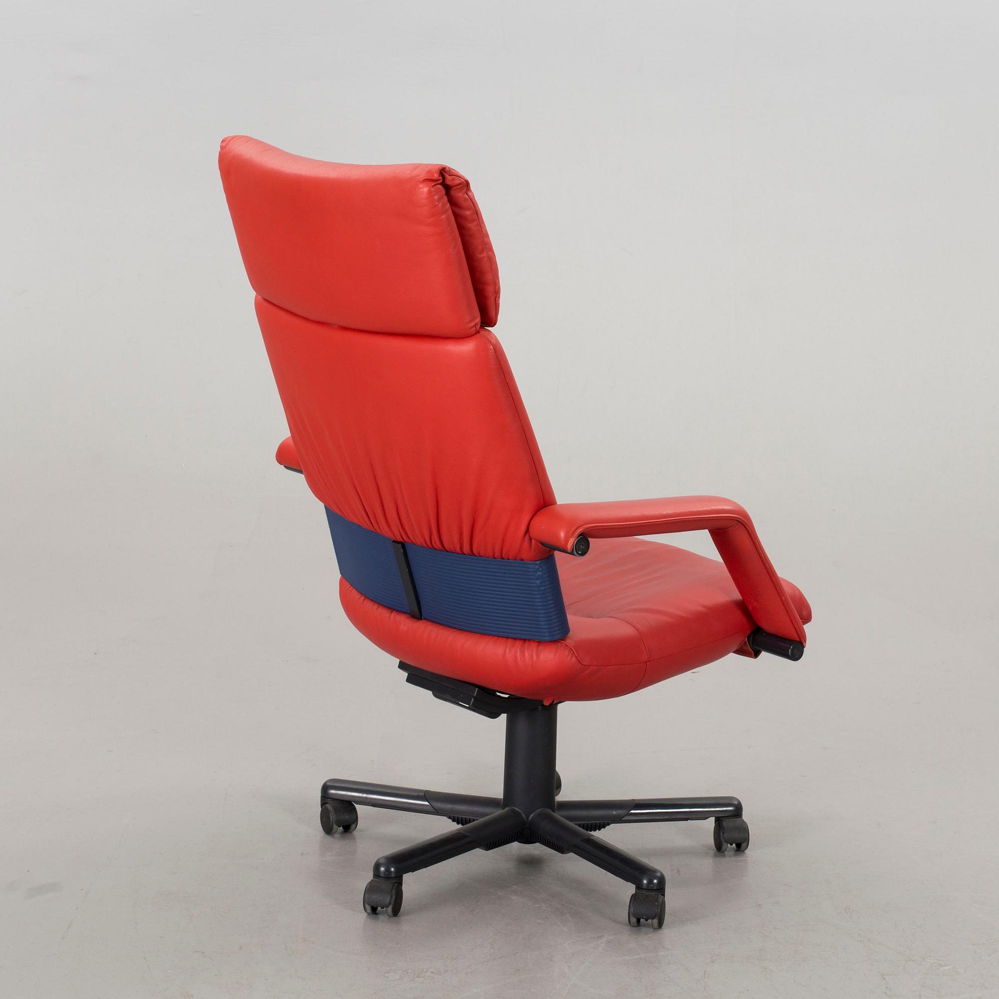 A WRITING DESK CHAIR  "Imago", Mario Bellini, Vitra, 1980's.