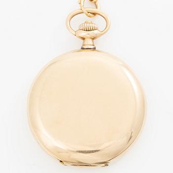 Omega, pocket watch, hunter case, 52 mm.