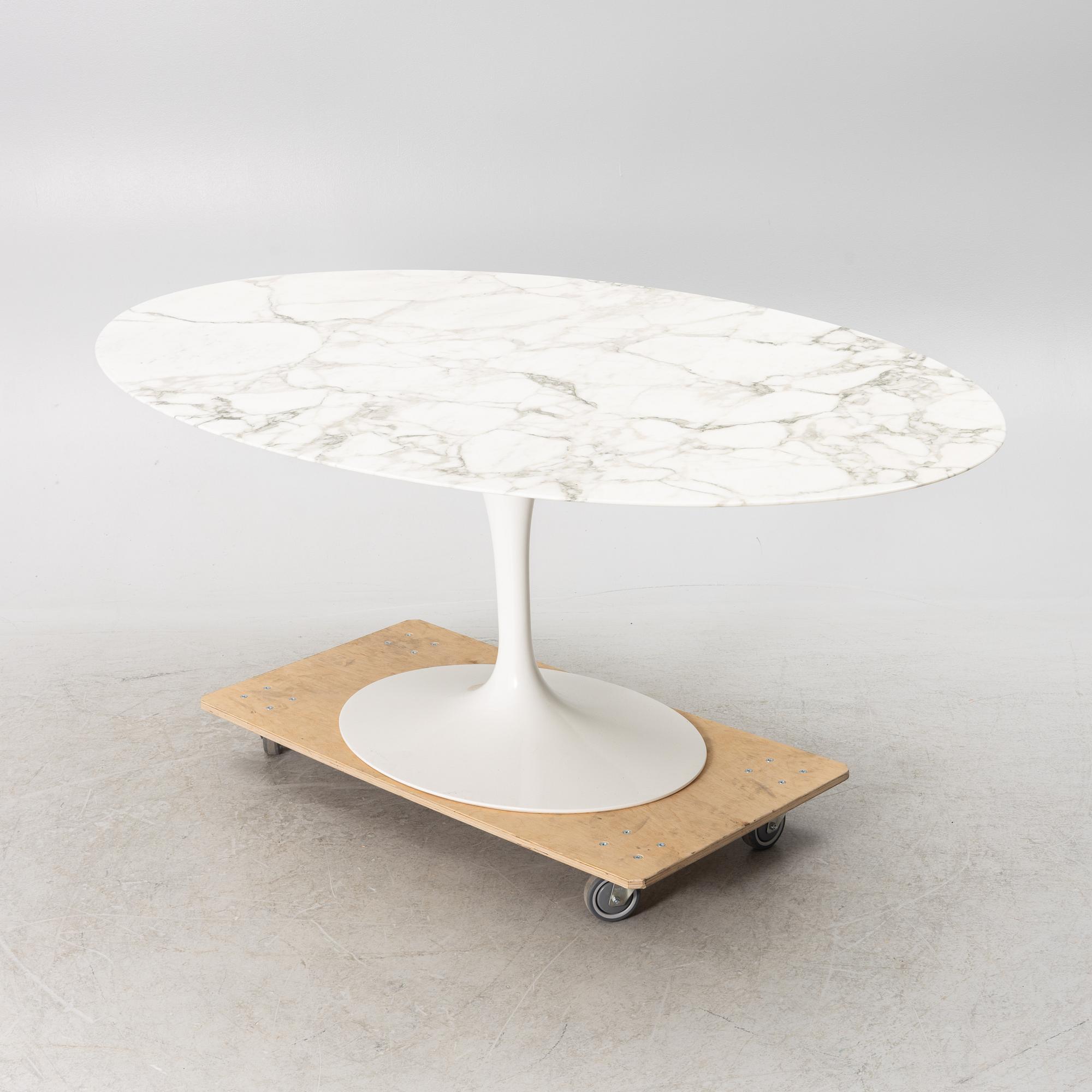 Eero Saarinen, a 'Tulip' dining table", Knoll Studio.