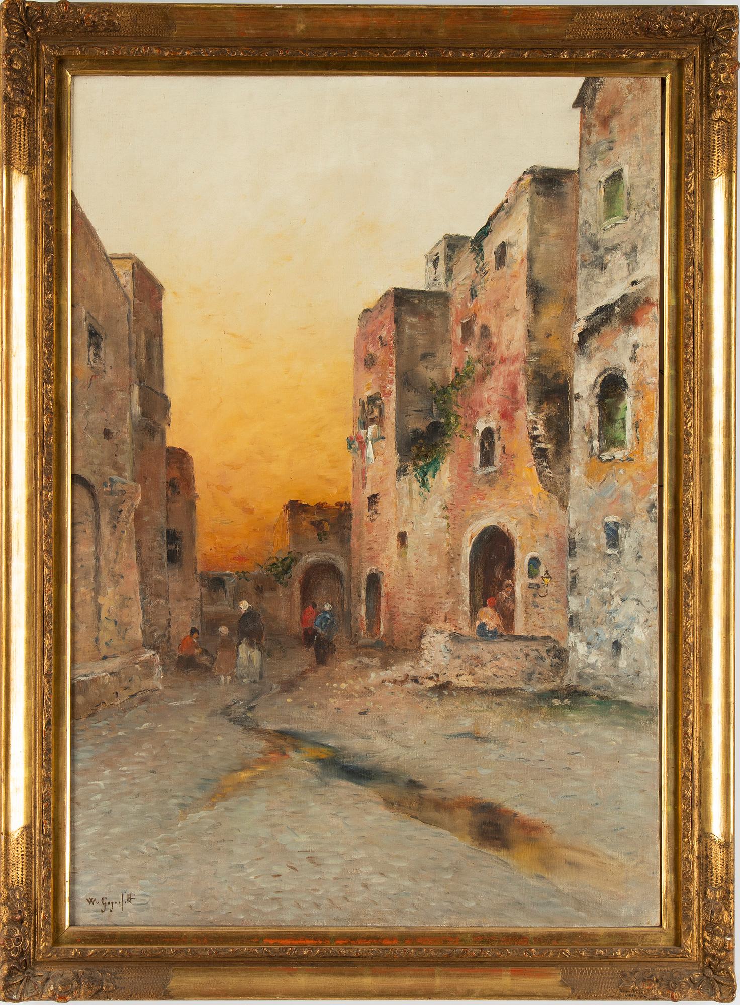 Wilhelm von Gegerfelt, oil on canvas, signed.