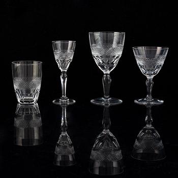 35 pieces Edward Hald, "Rio", Orrefors.