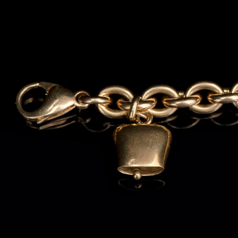 ARMBAND, CHOPARD, 18K guld, briljantslipade diamanter.