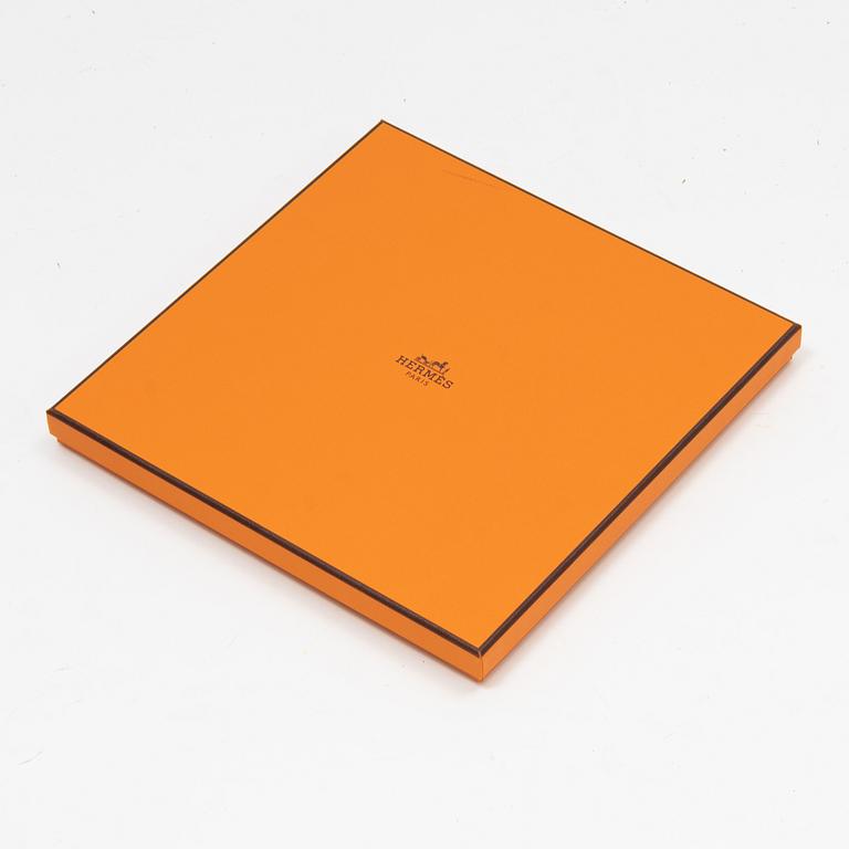 Hermès, a 'Flanerie a Versailles' silk scarf.