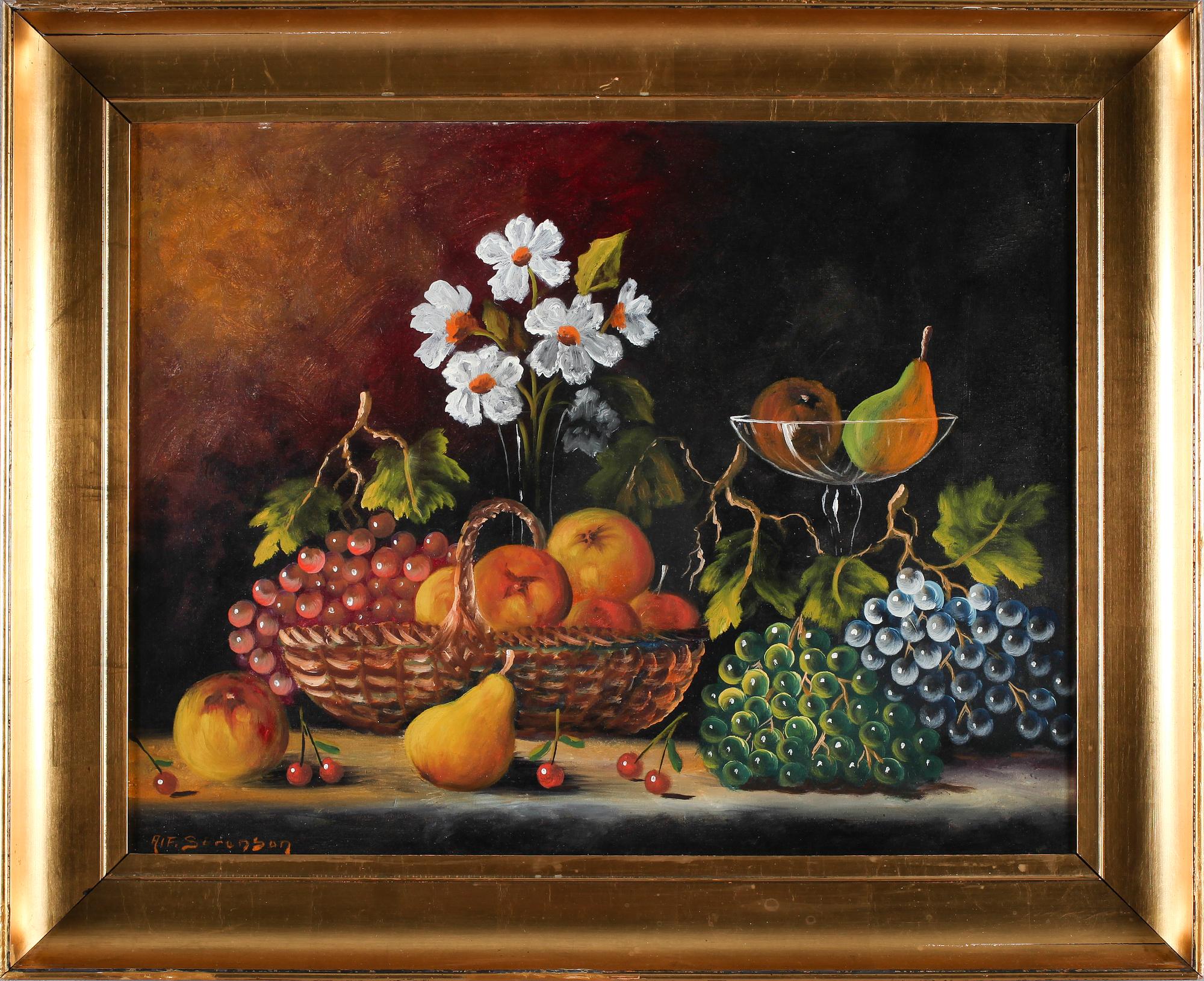 ALF SÖRENSON, olja på duk, signerad.