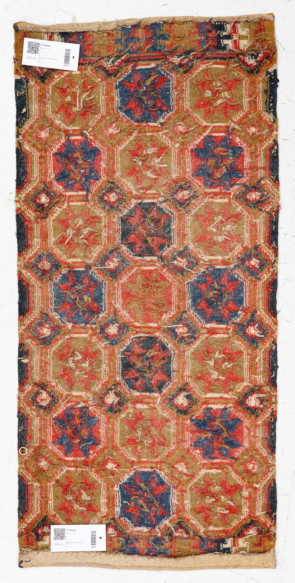 Åkdyna, rölakan, ca 105 x 49 cm Skåne, 1800-tal.
