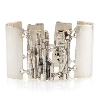 375. Olle Olsson for Kaplans, bracelet, silver, Stockholm 1966.