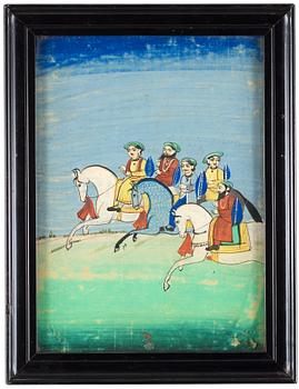 760. A gouache painting on paper, India, circa 1900.