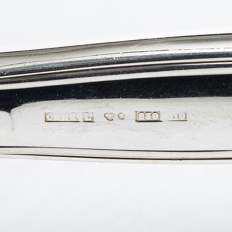 A Danish silver cutlery set, “Sachsisk”, Cohr, Swedish import mark (85 pieces).