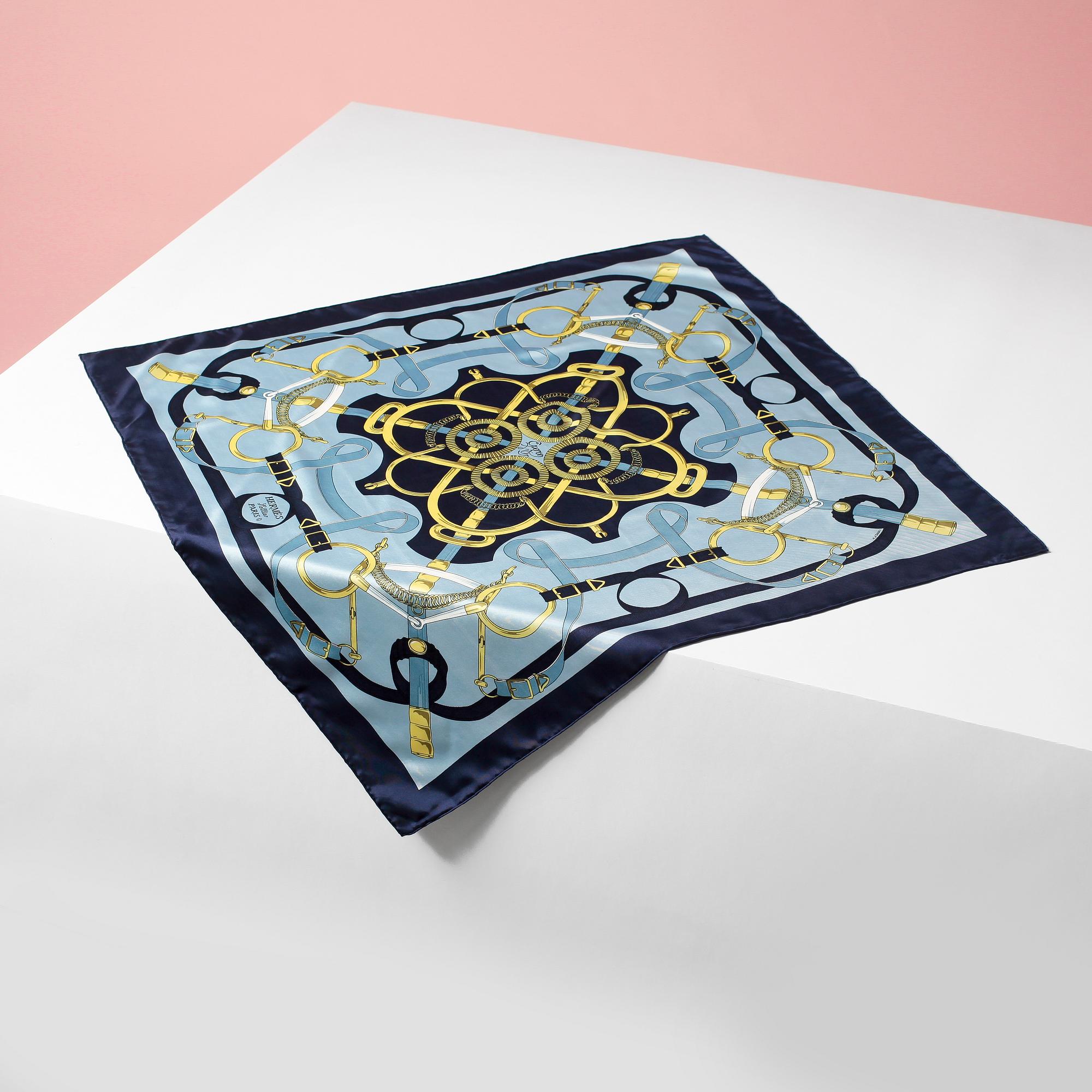 SCARF, "Sellier", Hermès.