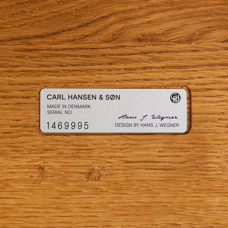 Hans J. Wegner, a 3 pieces nesting table, CH004, Carl Hansen & Søn, Denmark, contemporary.