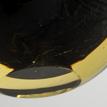 Nanny Still, skulptur, "Melon" signerad Nanny Still Riihimäen Lasi Oy.