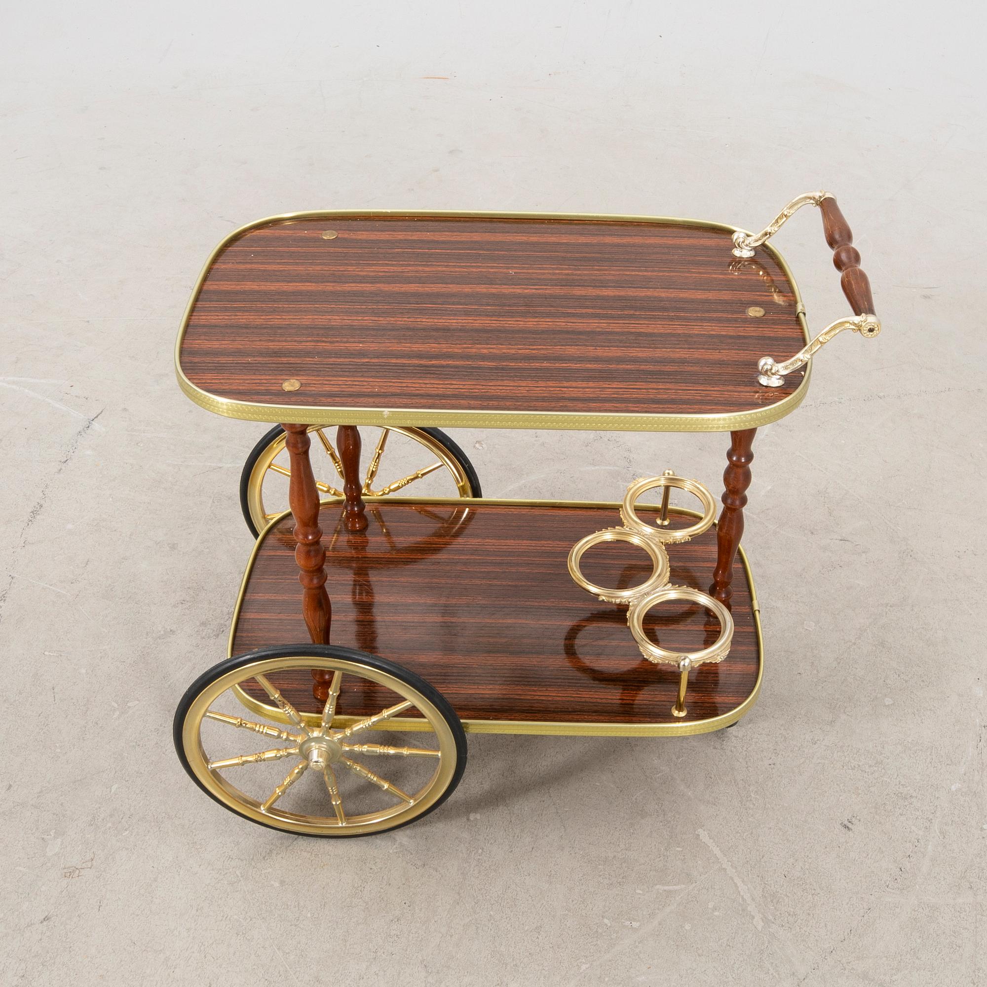 A 1970/80s serving trolley.