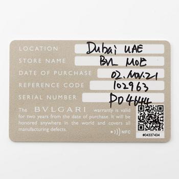 Bulgari, Octo Roma, "Green Dial”, "MEA Market", ca 2021.