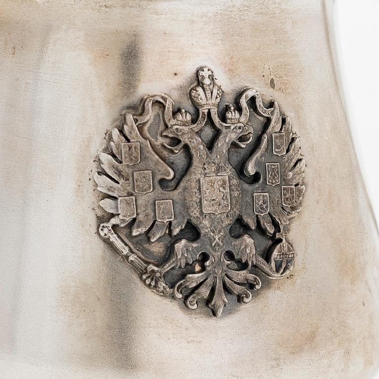 Ivan Nikolajev Miekin, gräddsnäcka, silver, Moskva 1898-1909.