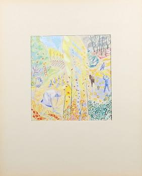 MAPP med 11 st konstverk, bl.a Roland Svensson, Bo Beskow mfl.