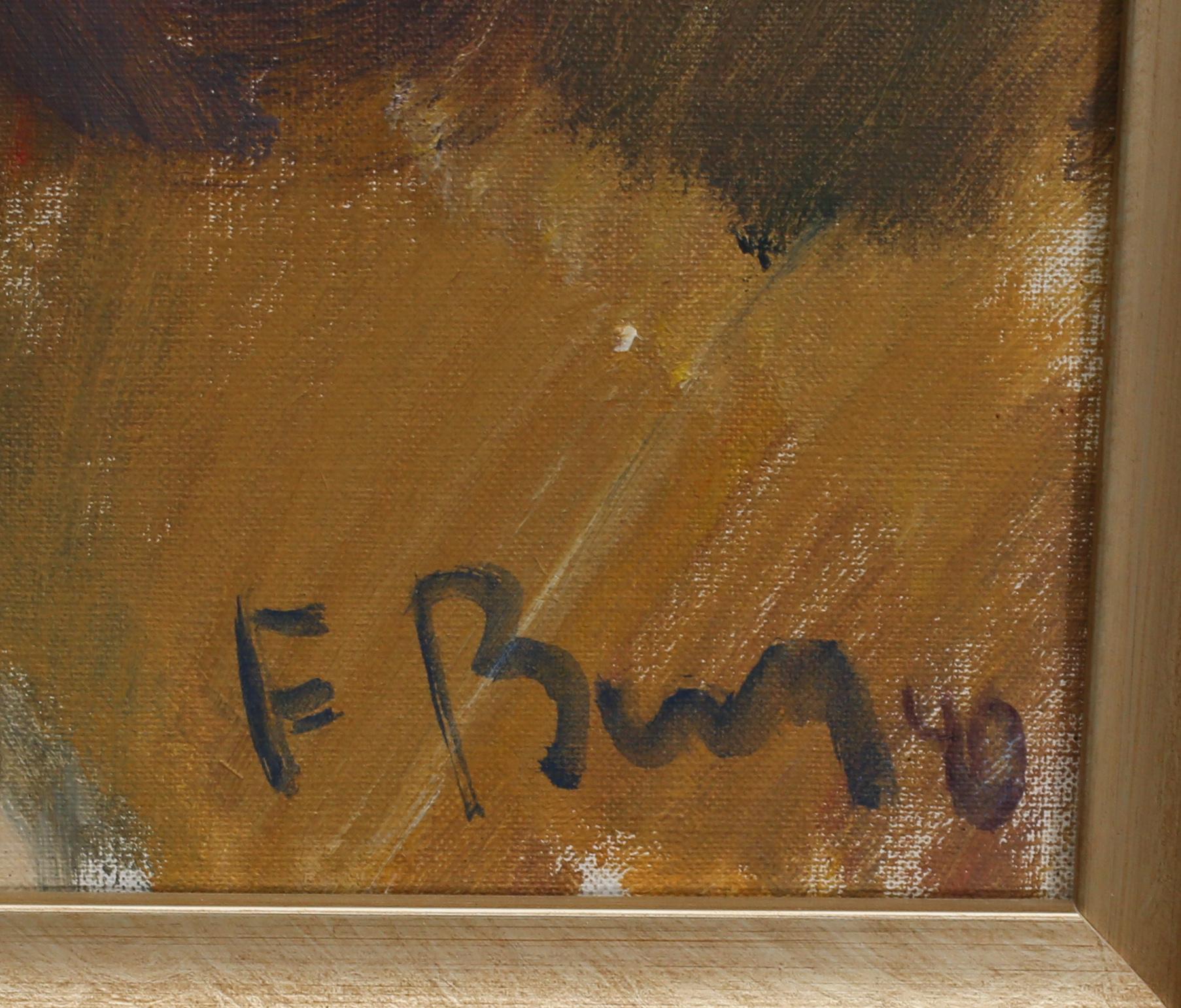 FRANS BERG, olja på duk, signerad och daterad -40.