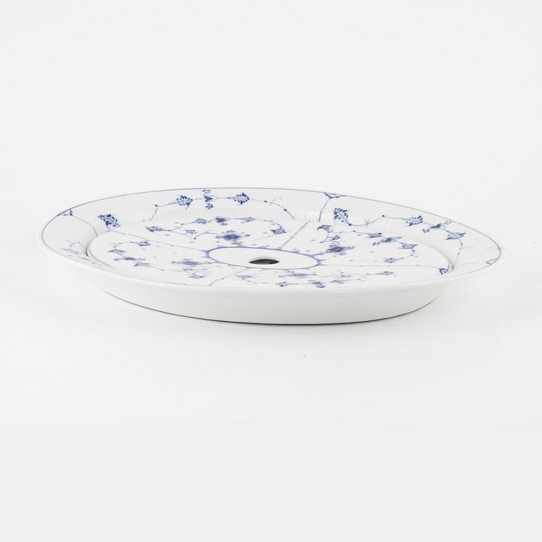 Royal Copenhagen, fish platter, porcelain, "Musselmalet".