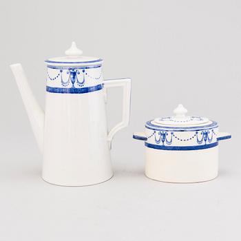 MATSERVIS, 70 delar, flintgods, "Deva", Minton, England 1800-talets slut.