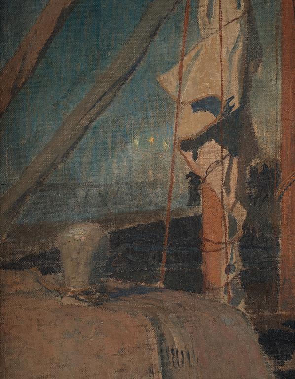 Carl Wilhelmson, "Inkomna fiskebåtar".