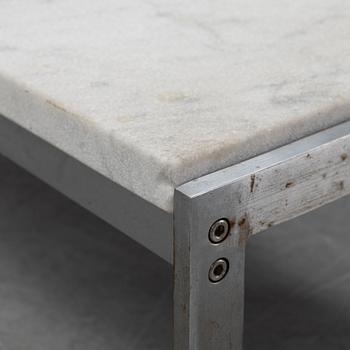 Poul Kjaerholm, a marble top 'PK 61' table, Fritz Hansen, Denmark, 1989.