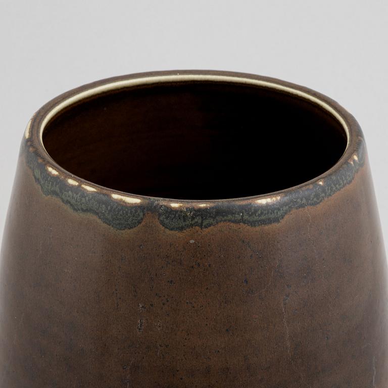 Carl-Harry Stålhane, a unique stoneware vase, Rörstrand 1960.