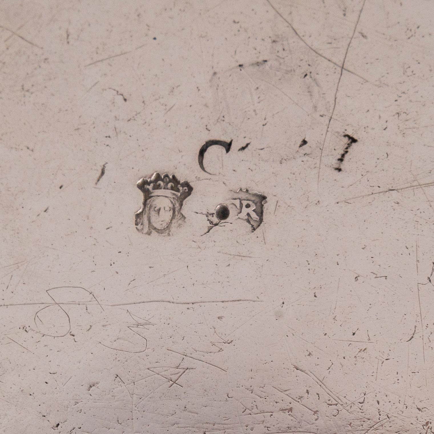 CHRISTOPHER RICHTER, A baroque parcel-gilt silver tankard, Stockholm 1691.