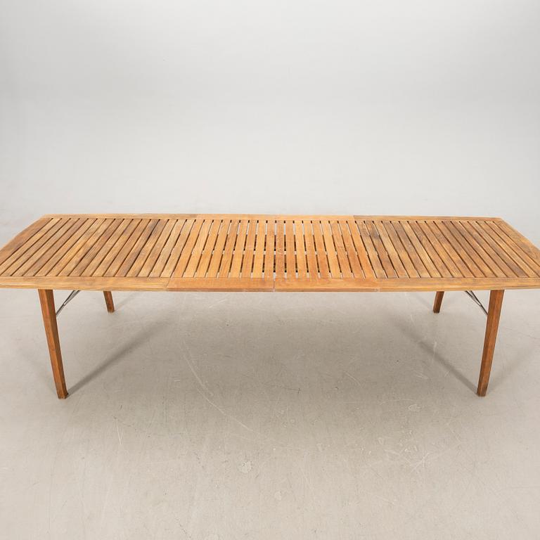 Jakob Berg trädgårdsmöbel 7 dlr "Ballare" för Fritz Hansen Danmark sent 1900-tal.
