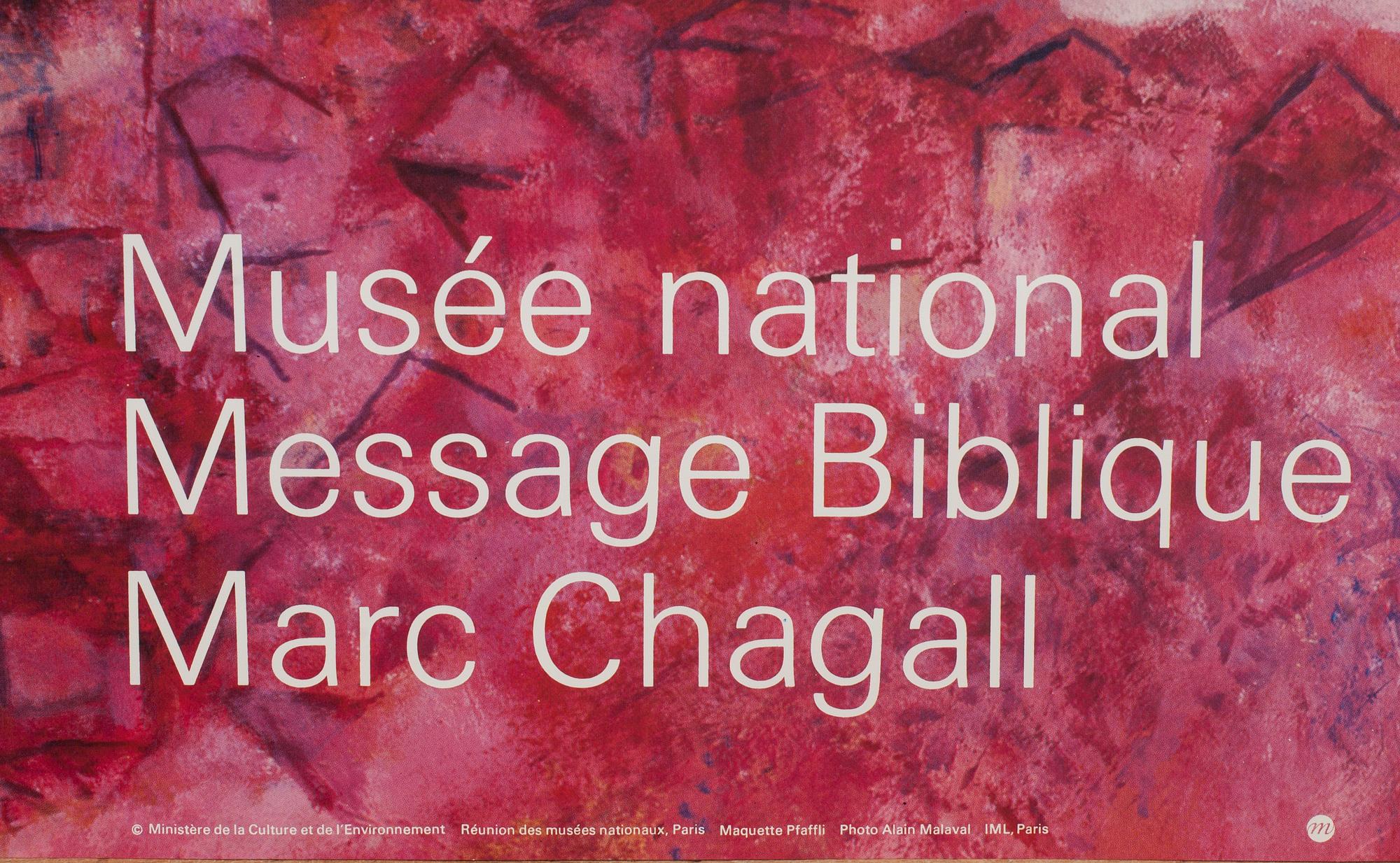 MARC CHAGALL, efter, affisch.