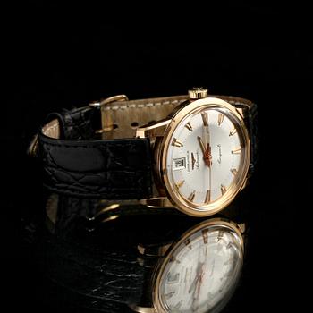 HERRARMBANDSUR, 18 k guld, "Conquest Heritage", Longines, 1900-talets slut, total vikt 52 g.