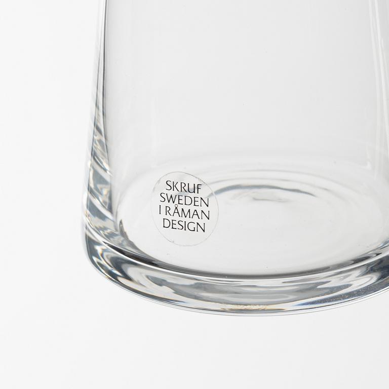 Ingegerd Råman, servisdelar, 6 st, glas, Skruf.