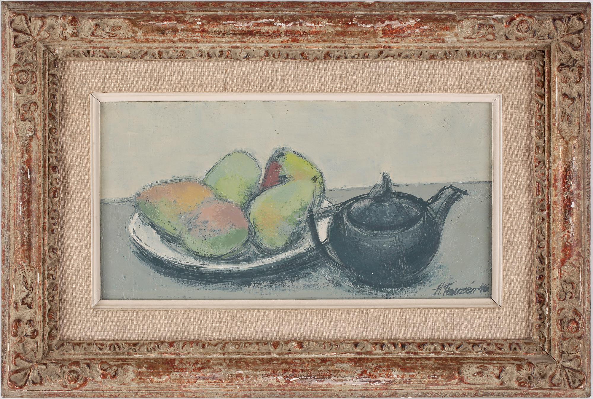 HELGE FRANZÉN, olja på duk, sign o dat -46.