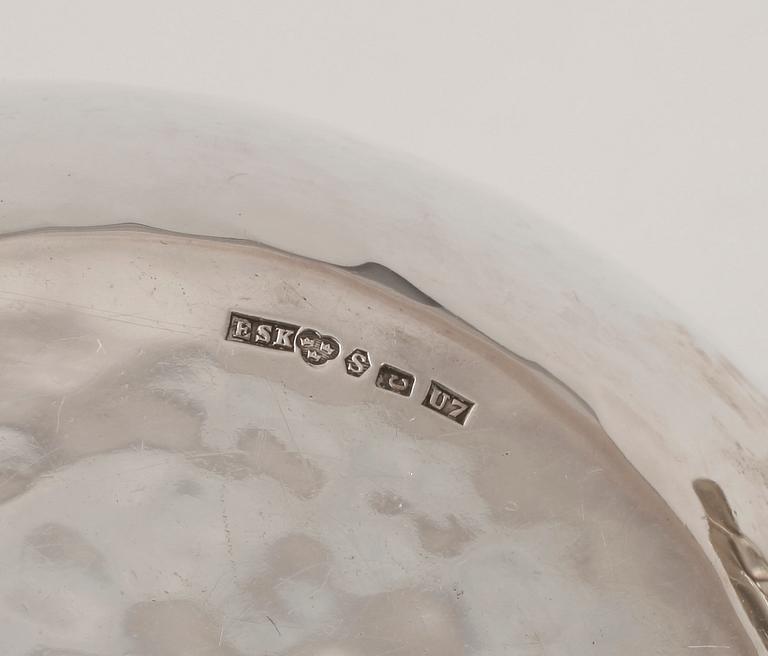 SKÅLAR, 4 st, bland annat K Andersson, Stockholm, 1917. Vikt ca 492 gram.