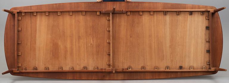 Finn Juhl, a unique conference table by Bovirke, Denmark, 1950's.