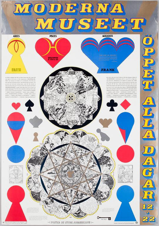 STURE JOHANNESSON, affisch, 1969, sign.