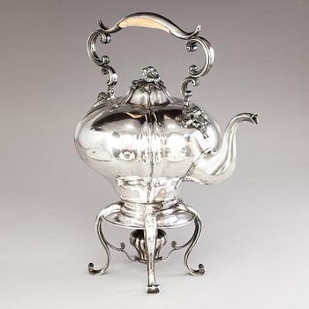 SAZIKOV, A Russian silver tea kettle, mark of Sazikov, Saint Petersburg 1847.