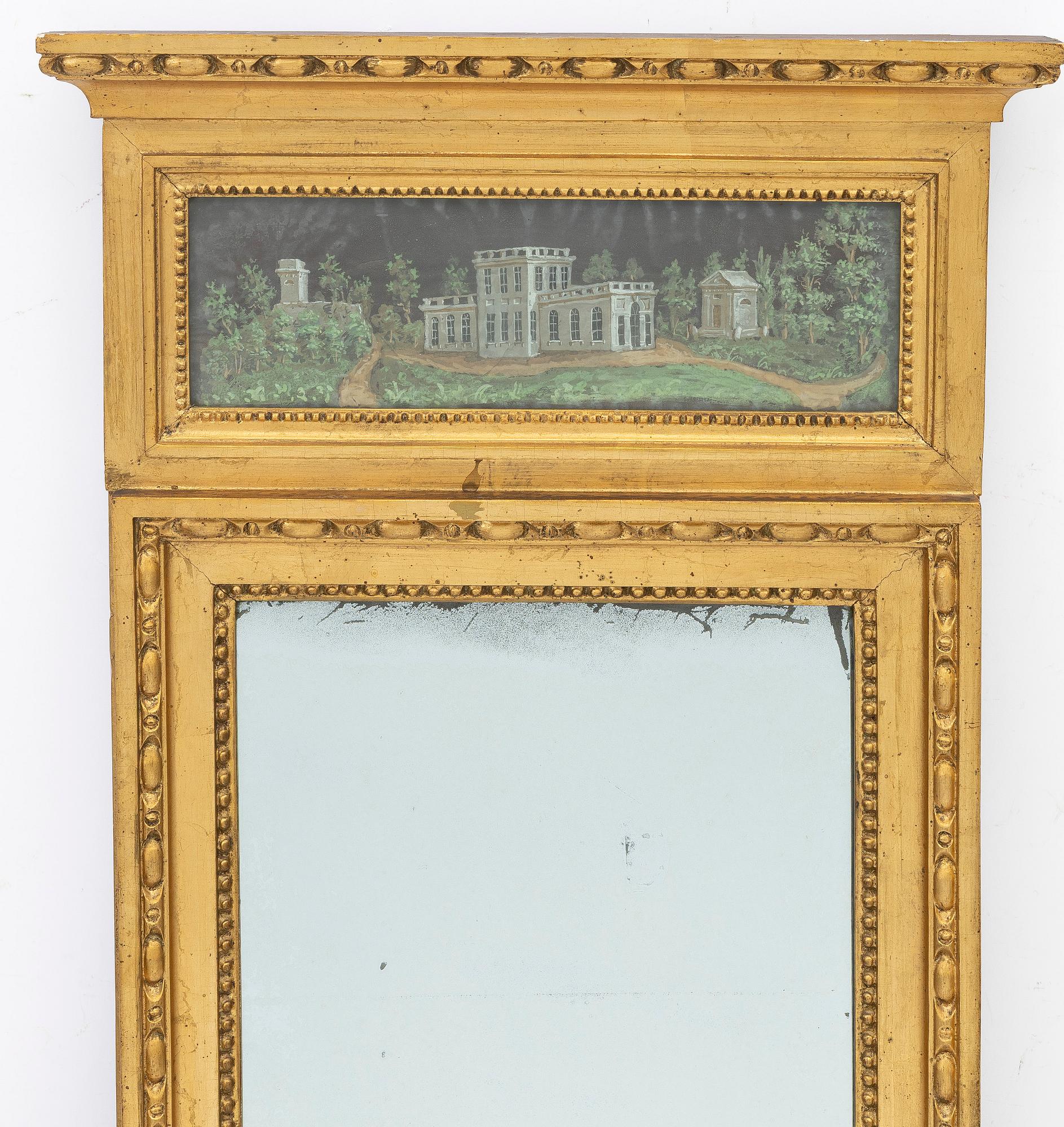 Georg Lindberg, A late Gustavian mirror, Stockholm 1801.