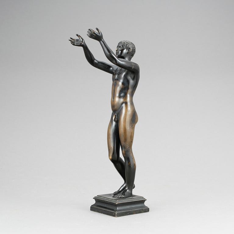 SKULPTUR, patinerad brons, Aktiengesellschaft Gladenbeck & Sohn, Berlin, tidigt 1900-tal.