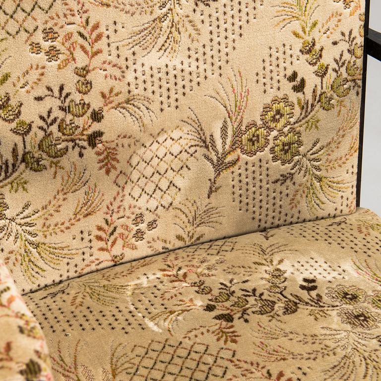 A pair of 1930s 'Panu' armchairs model 234, Asko Finland.