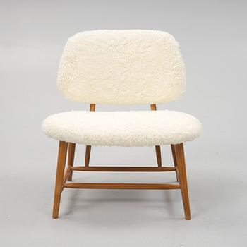 Alf Svensson, fåtölj, "Teve", Studio Ljungs Industrier AB, Malmö, Bra Bohag, 1950-tal.