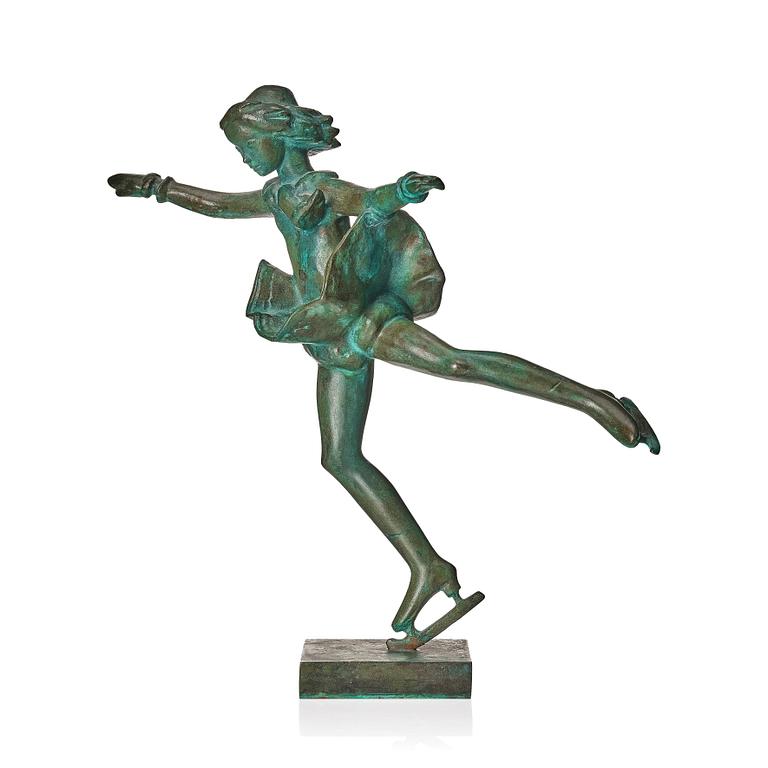 Carl Milles, "Skridskoprinsessan" (=The skater princess).