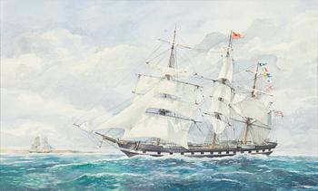 Ulf Ålund, Clipper "Great Western" Black Ball Line.